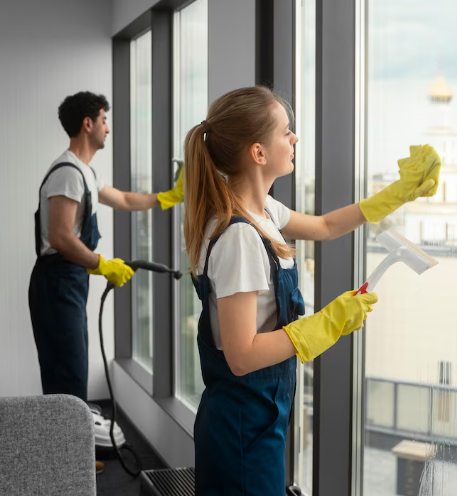 Move-out one-time cleaning and real estate detailed cleaning for home sellers before listing photos and showings